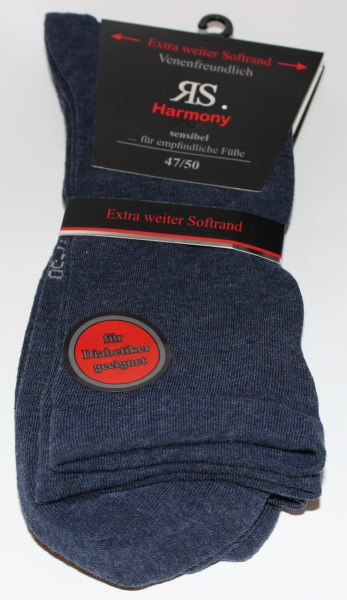 2 Paar Herren Socken in Übergröße 47-50